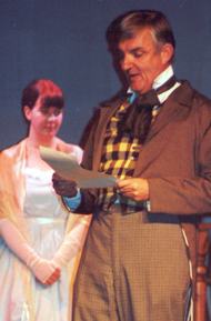 Tracey Nicholls as Agnes Wickfield and Simon Jackson as Mr Micawber