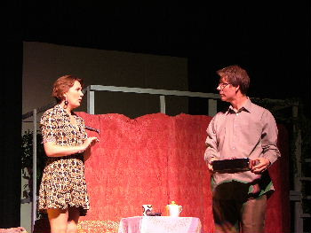 Carey Fern as Ginny and Andy Cragg as Greg